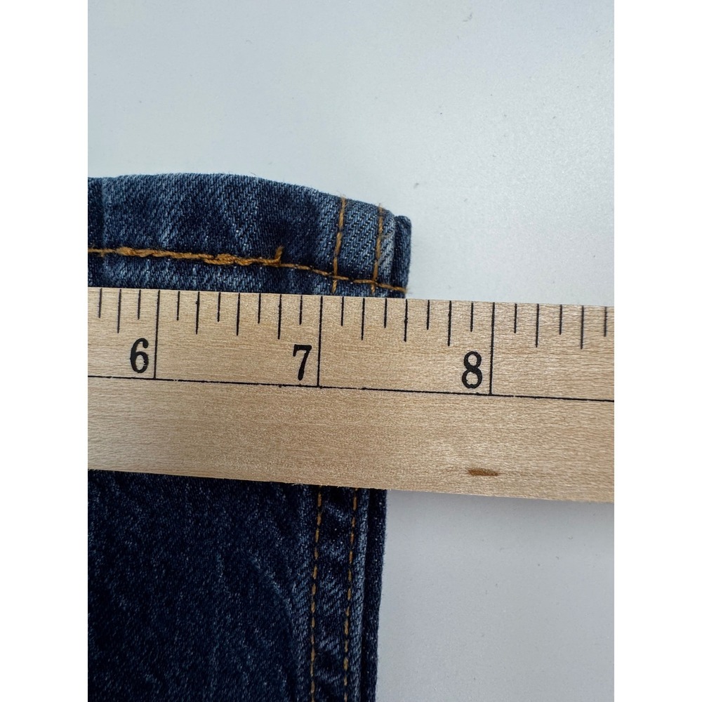 Levi 505 Regular Fit Straight Leg Jeans Mens W30 L29 Blue Denim 00505-3172 - Picture 9 of 12